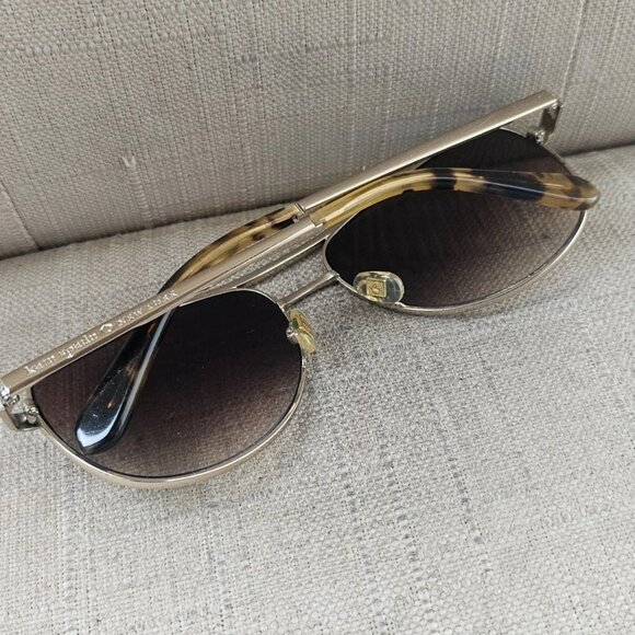 Kate Spade Women Sunglasses DUSTY/S OEQ6 Y6 Ee Wear Gold Tone Shades Rare main image 4